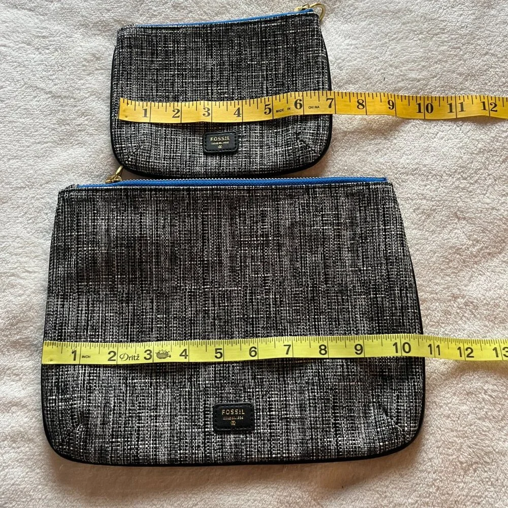 NWT Fossil 2 Makeup bags